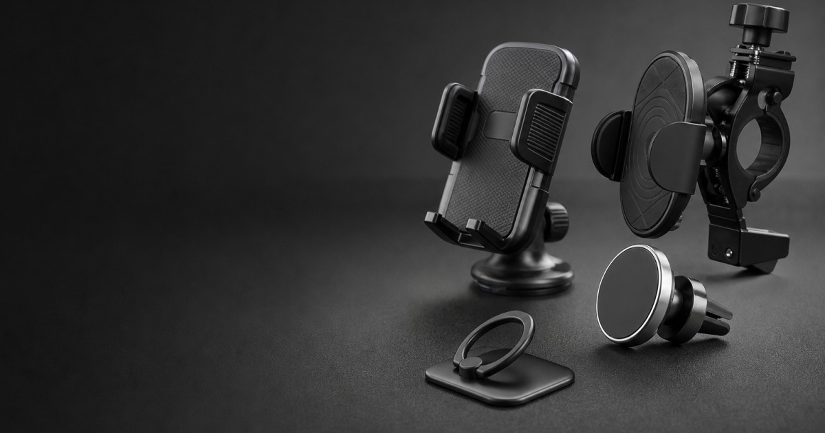 Telefono laikikliai automobiliui ir ant stalo | 2026 m. vadovas