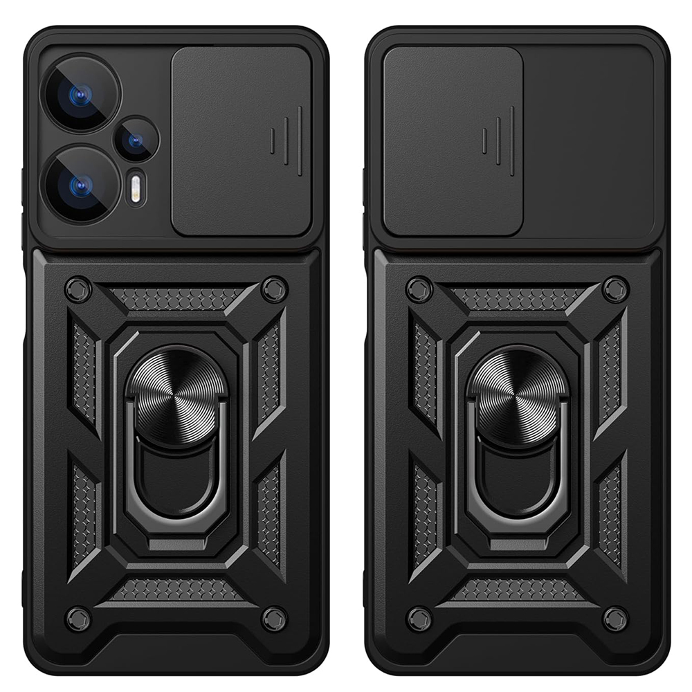 Techsuit apsauginis dėklas CamGuard Realme GT 6/GT 6T - Juoda