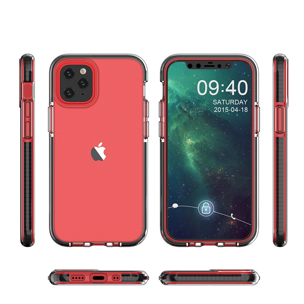 Spring Clear TPU Dėklas Apple iPhone 12 Pro - Turkio