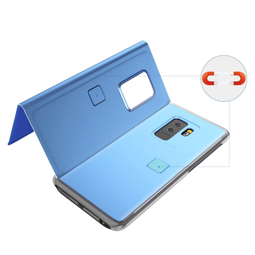 Clear View dėklas Huawei P Smart 2020 - Sidabrinė