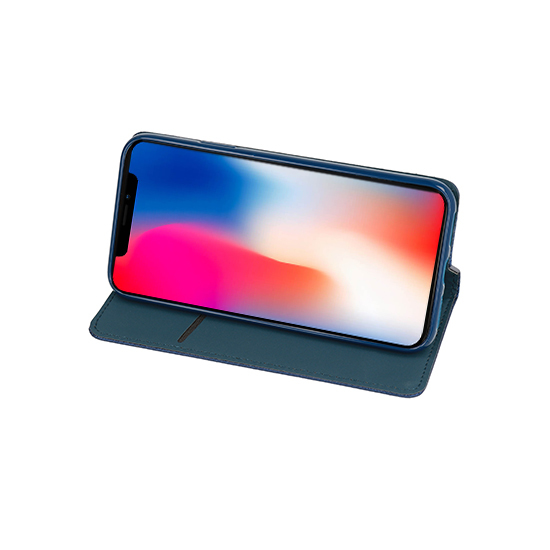 Elegantiškas magnetinis dėklas Xiaomi Mi Note 10 Pro - Tamsiai mėlyna