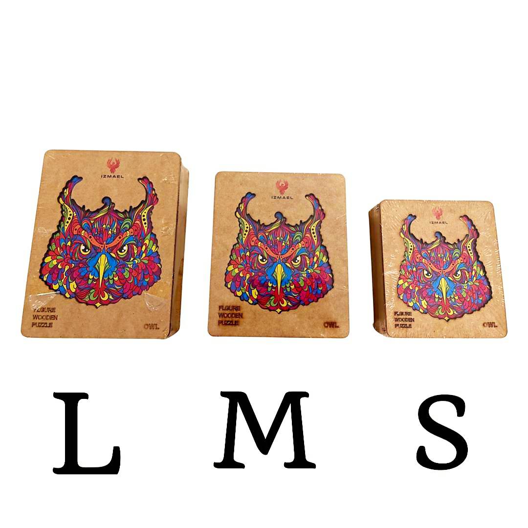 Medinės dėlionės - Husky / L