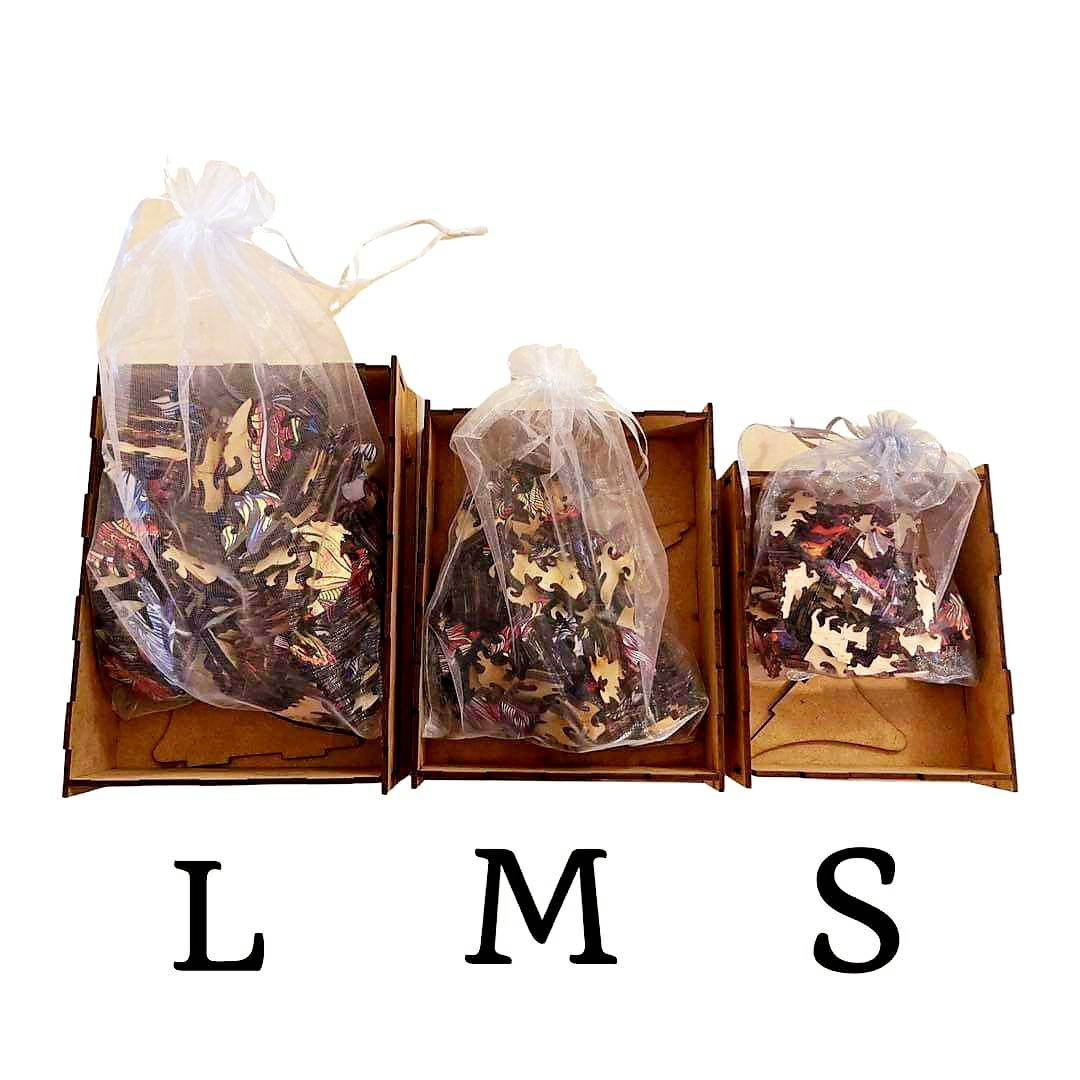 Mediniai dėlionės - Rabbit / L