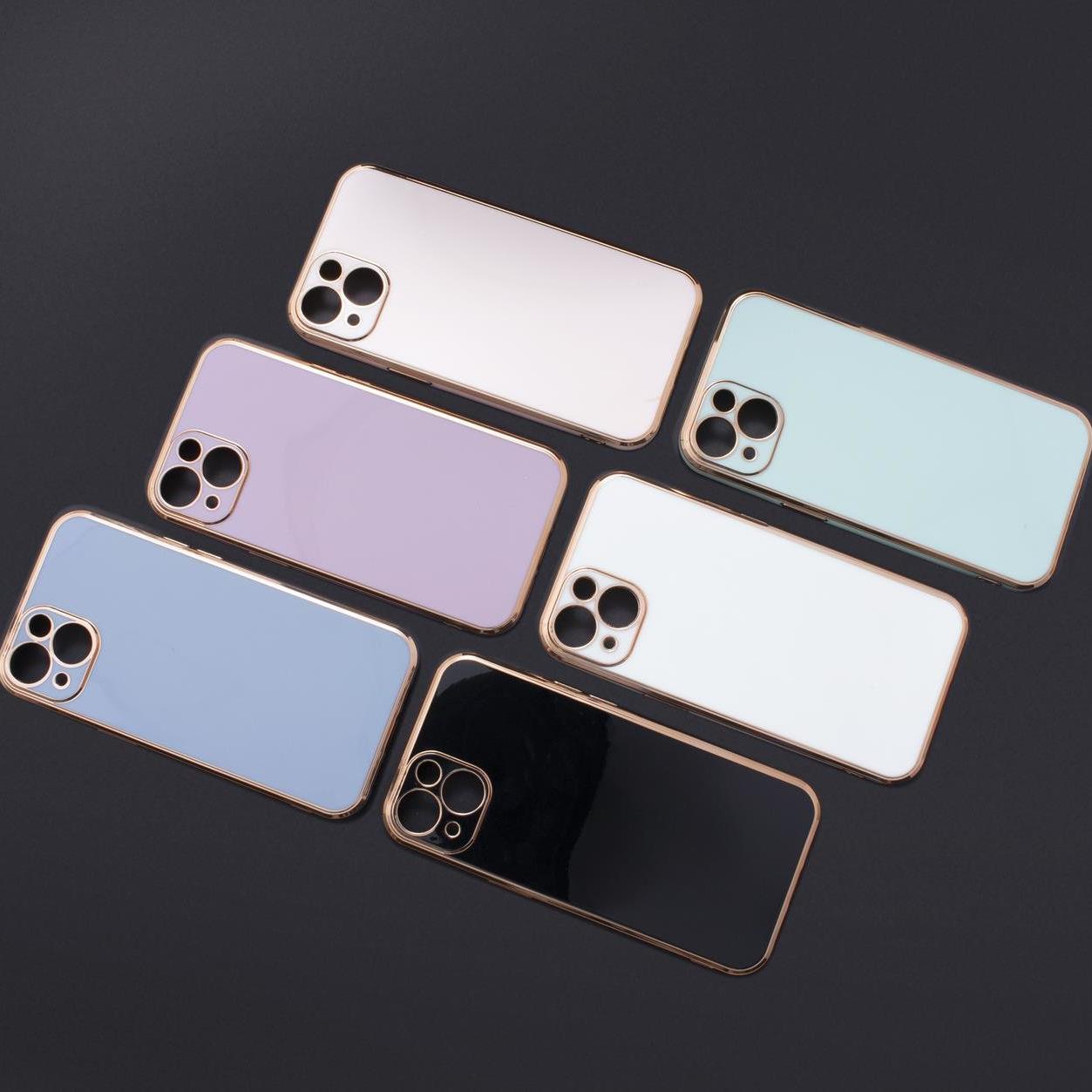 Gelinis dėklas Lighting Apple iPhone 12 - Violetinė