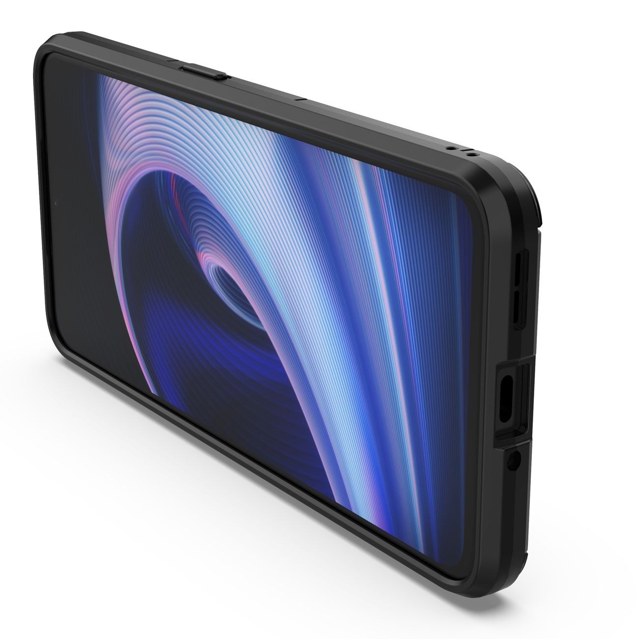 Atsparus dėklas Ring Armor Case telefonui OnePlus Ace - Juoda