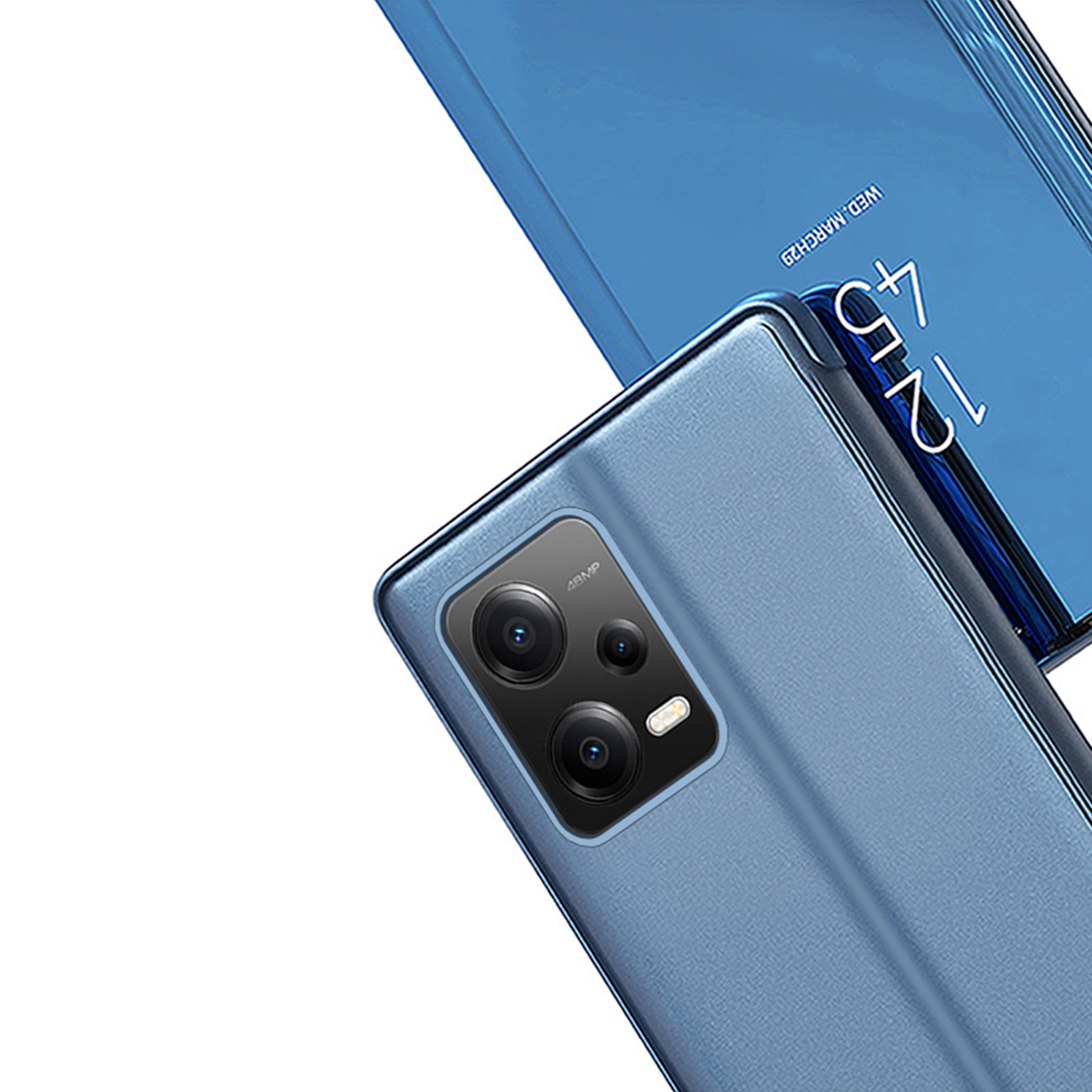 Clear View dėklas Xiaomi Redmi Note 12 Pro+ - Juoda