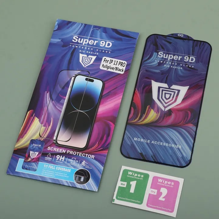 9D Super apsauginis stiklas Honor 50 SE - Juoda