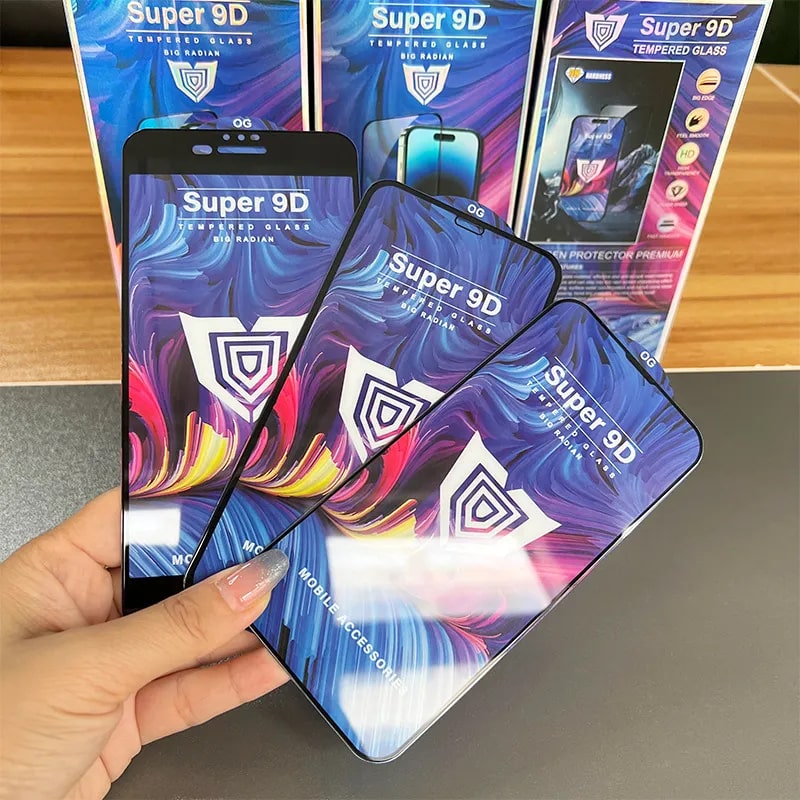 9D Super apsauginis stiklas Honor 50 SE - Juoda