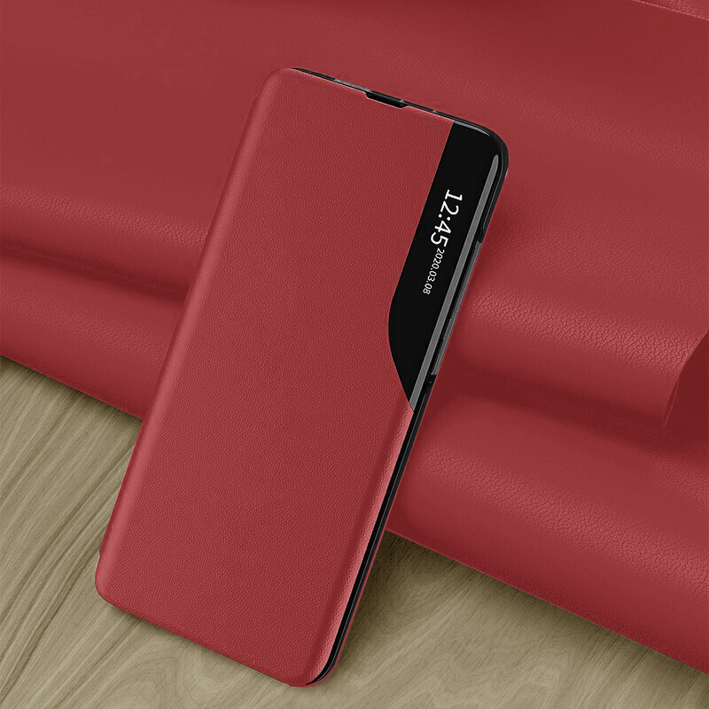 Elegantus knyginis dėklas View Case Xiaomi Redmi Note 13 - Juoda