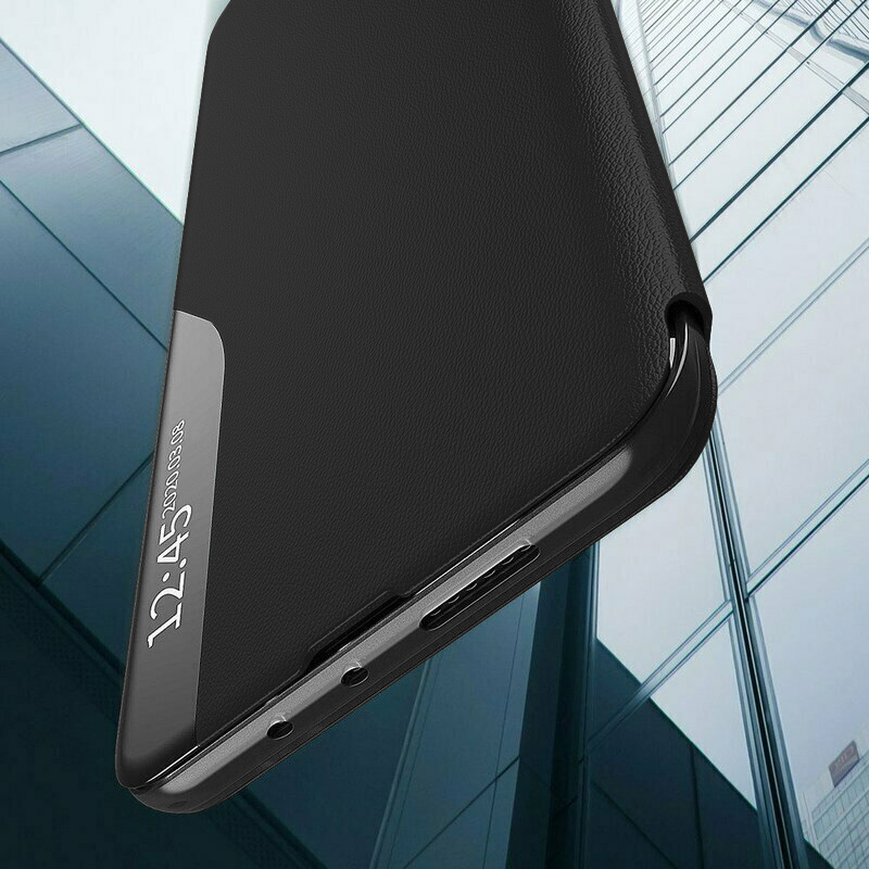 Elegantus knyginis dėklas View Case Xiaomi Redmi Note 13 - Juoda