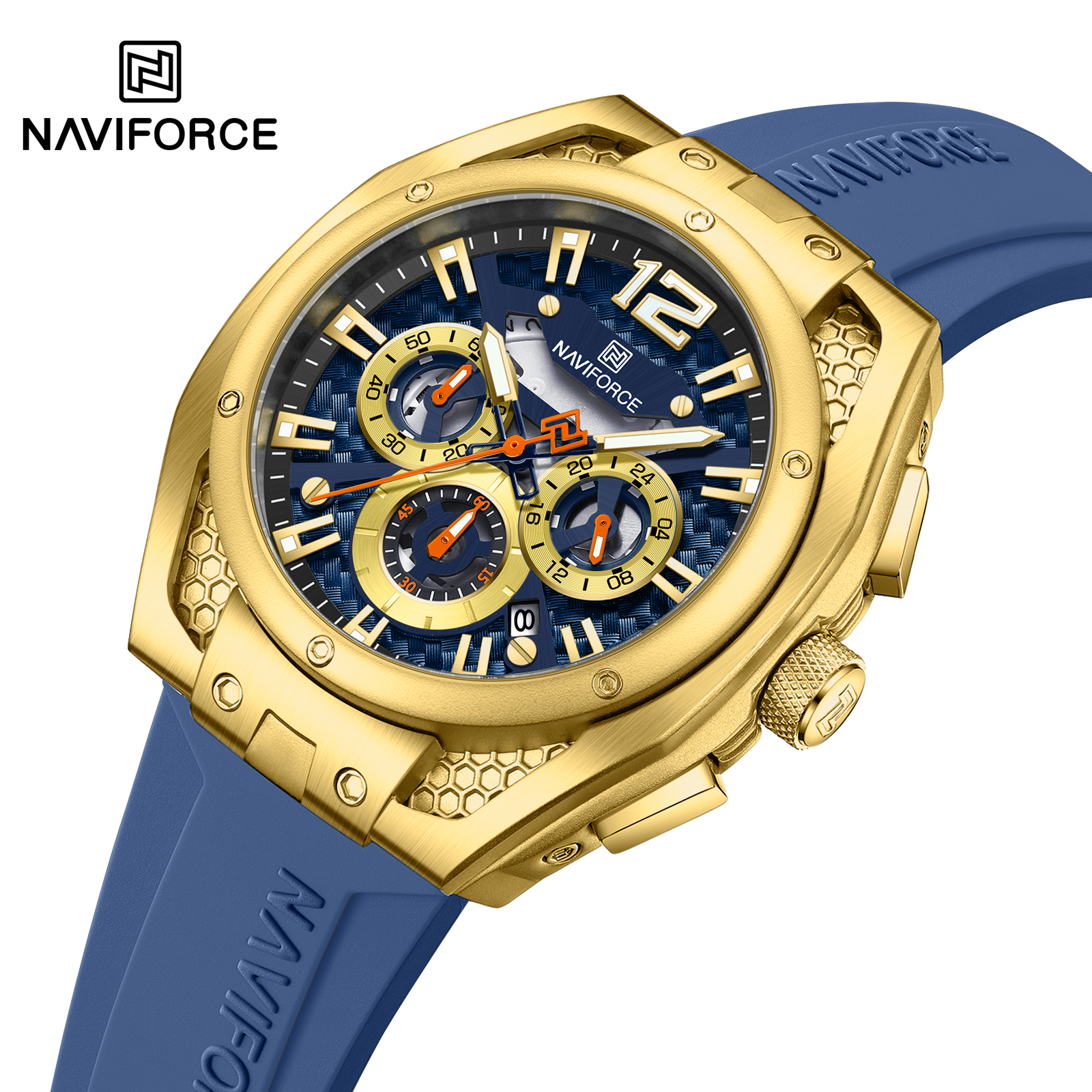 Laikrodis NAVIFORCE MA-38609 - Juoda