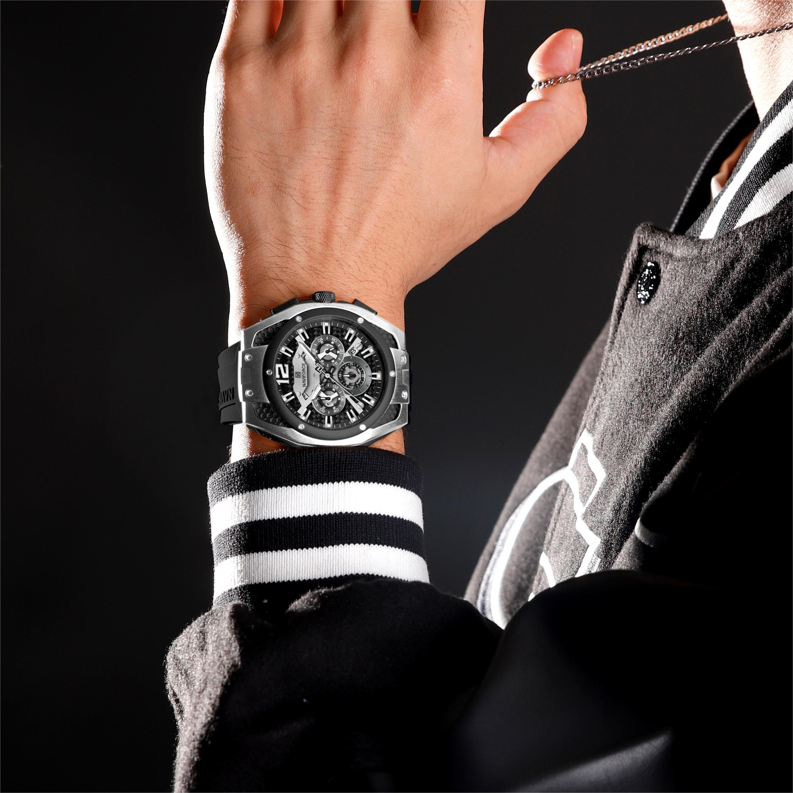 Laikrodis NAVIFORCE MA-38609 - Juoda