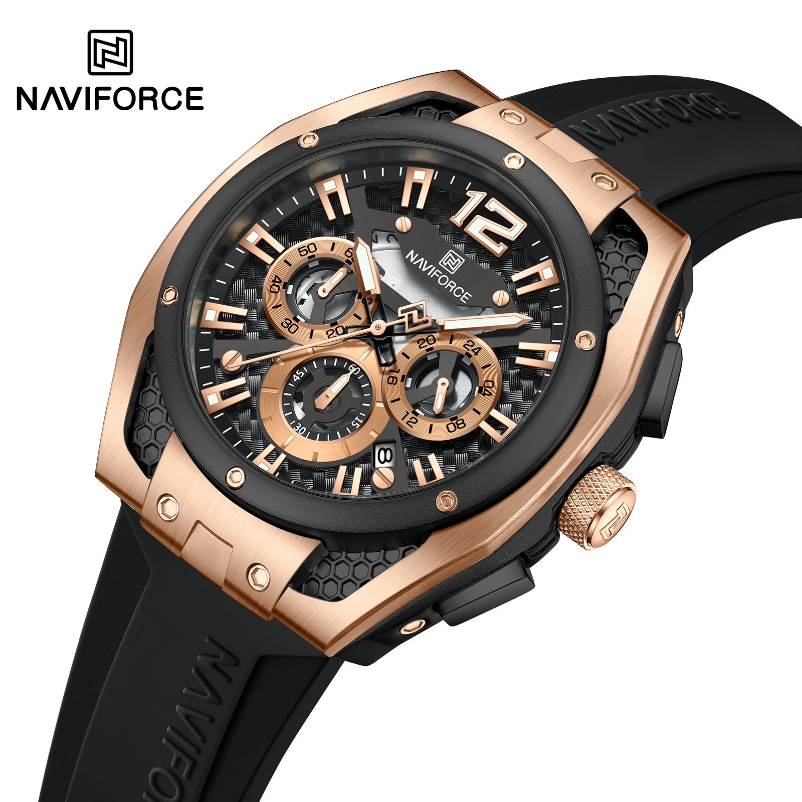 Laikrodis NAVIFORCE MA-38609 - Juoda