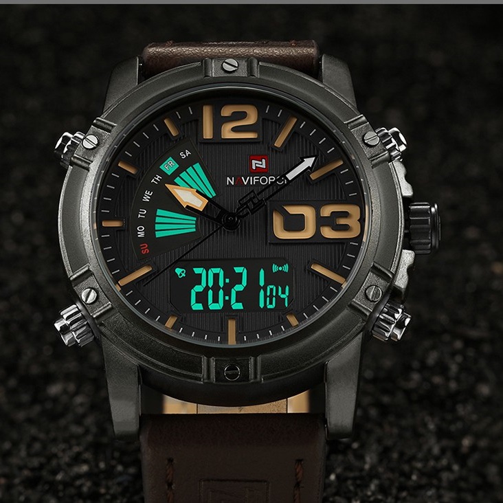 Laikrodis NAVIFORCE WA-2841 - Ruda / Juoda