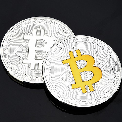 Bitcoin moneta - Auksinė