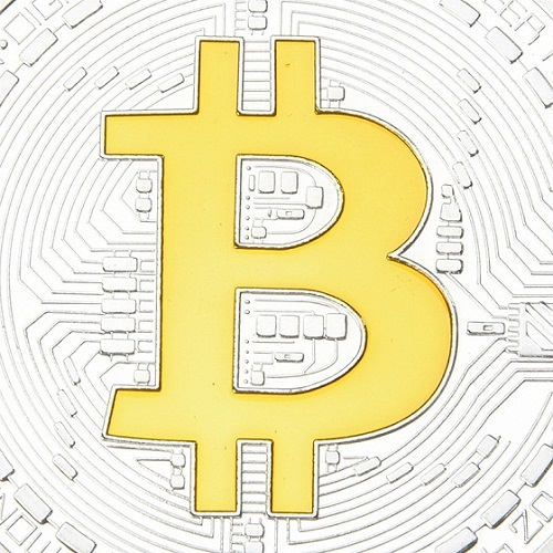 Bitcoin moneta - Auksinė