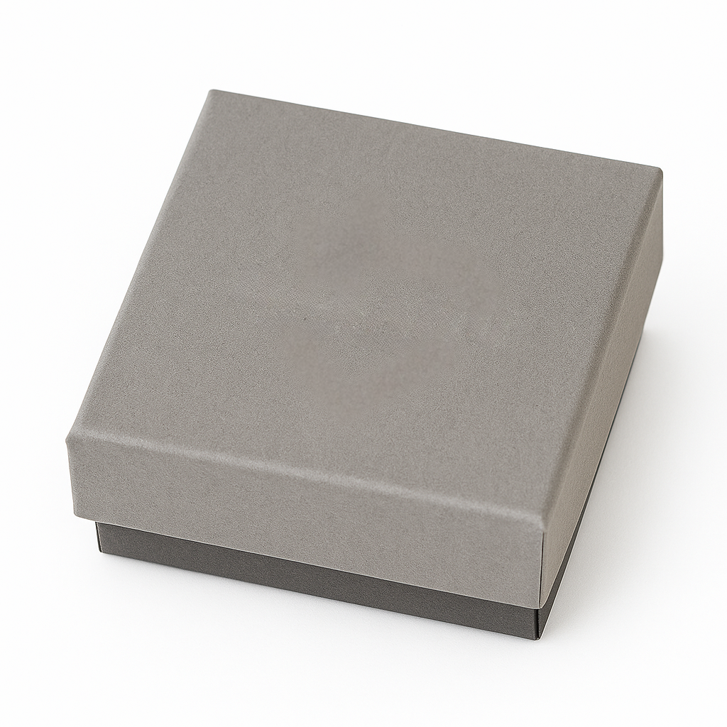 Dovanų dėžutė - Pilka / 9x9cm