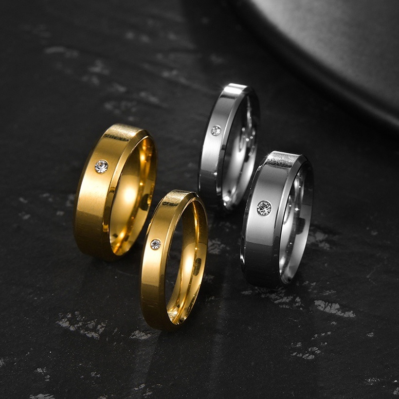 Moteriškas žiedas NE-17489 - Auksinis / 69mm