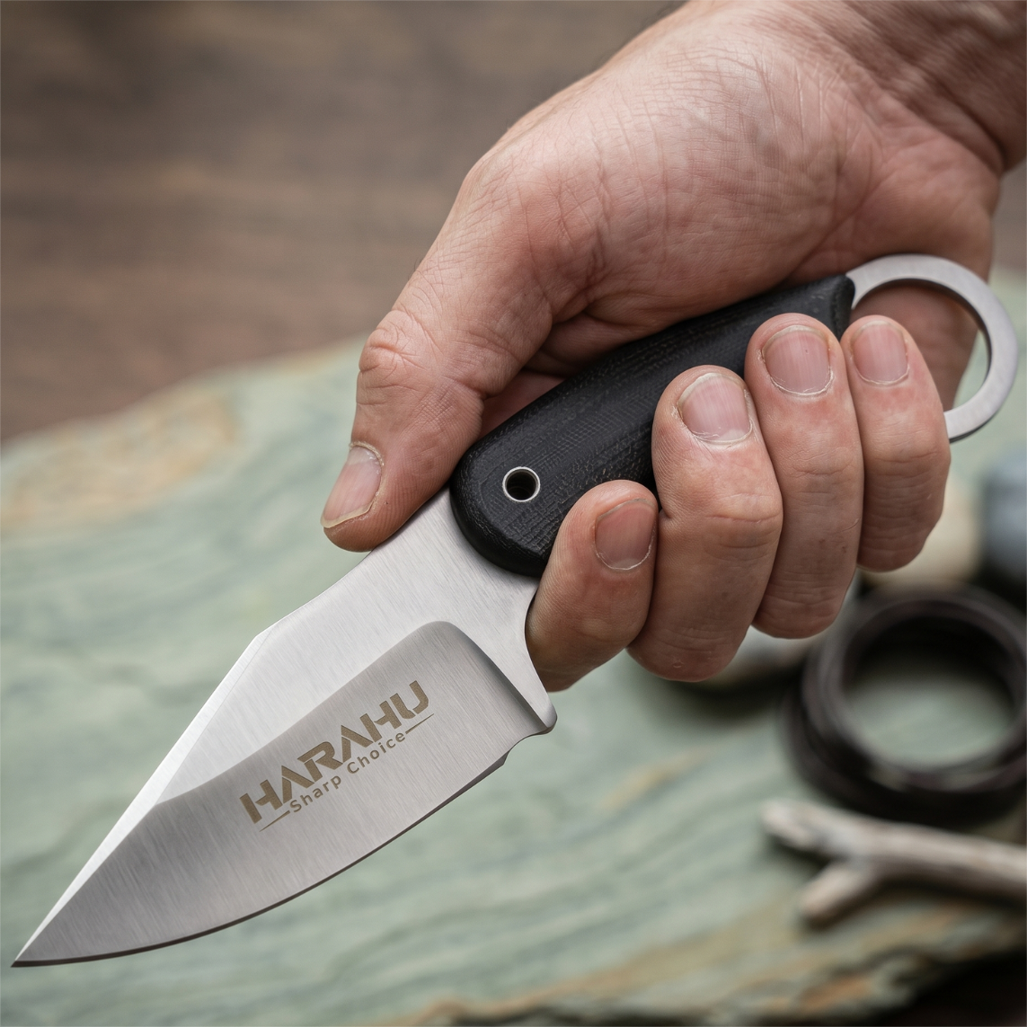 Outdoorinis peilis SD - 39984 - Juoda