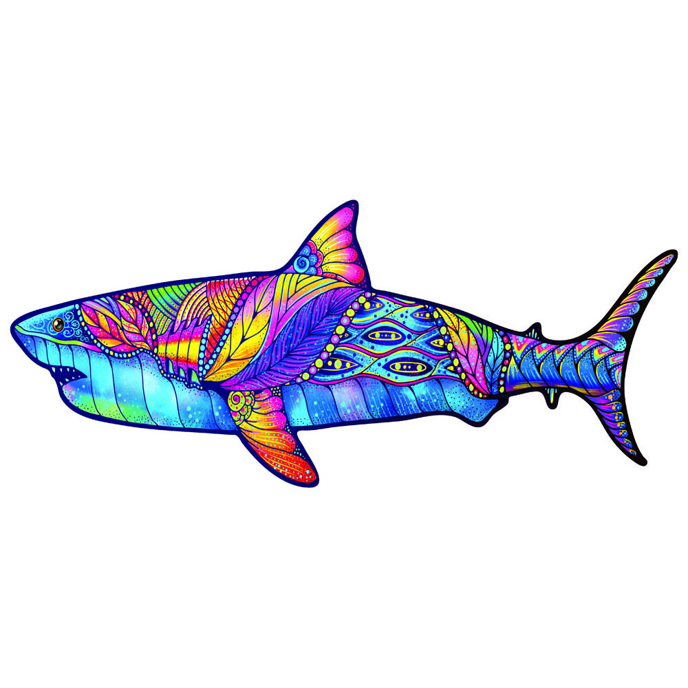 Medinės dėlionės - Shark / L