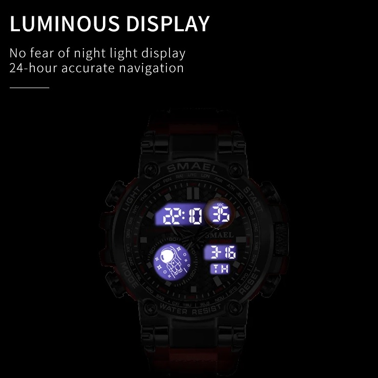 Laikrodis SMAEL LO-29437 - Mėlynas