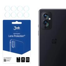 4x Kamera stiklas 3mk OnePlus 9 - Permatoma