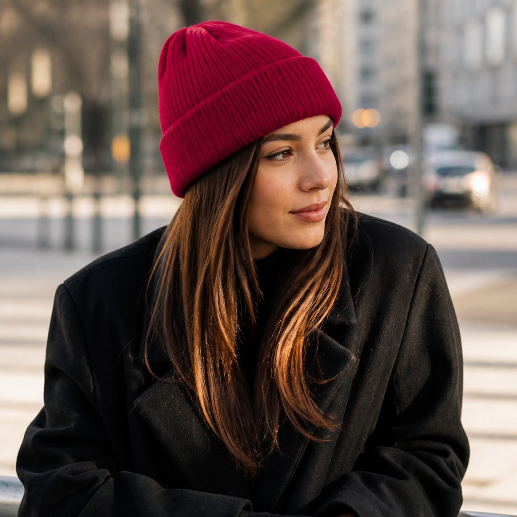 Kepurė Color - Bordo