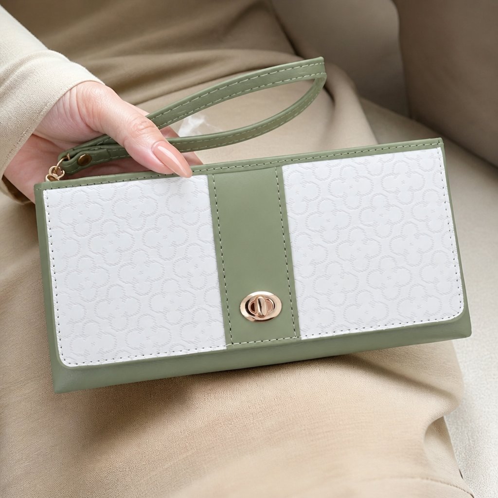 Piniginė JO-35535 - Žalia
